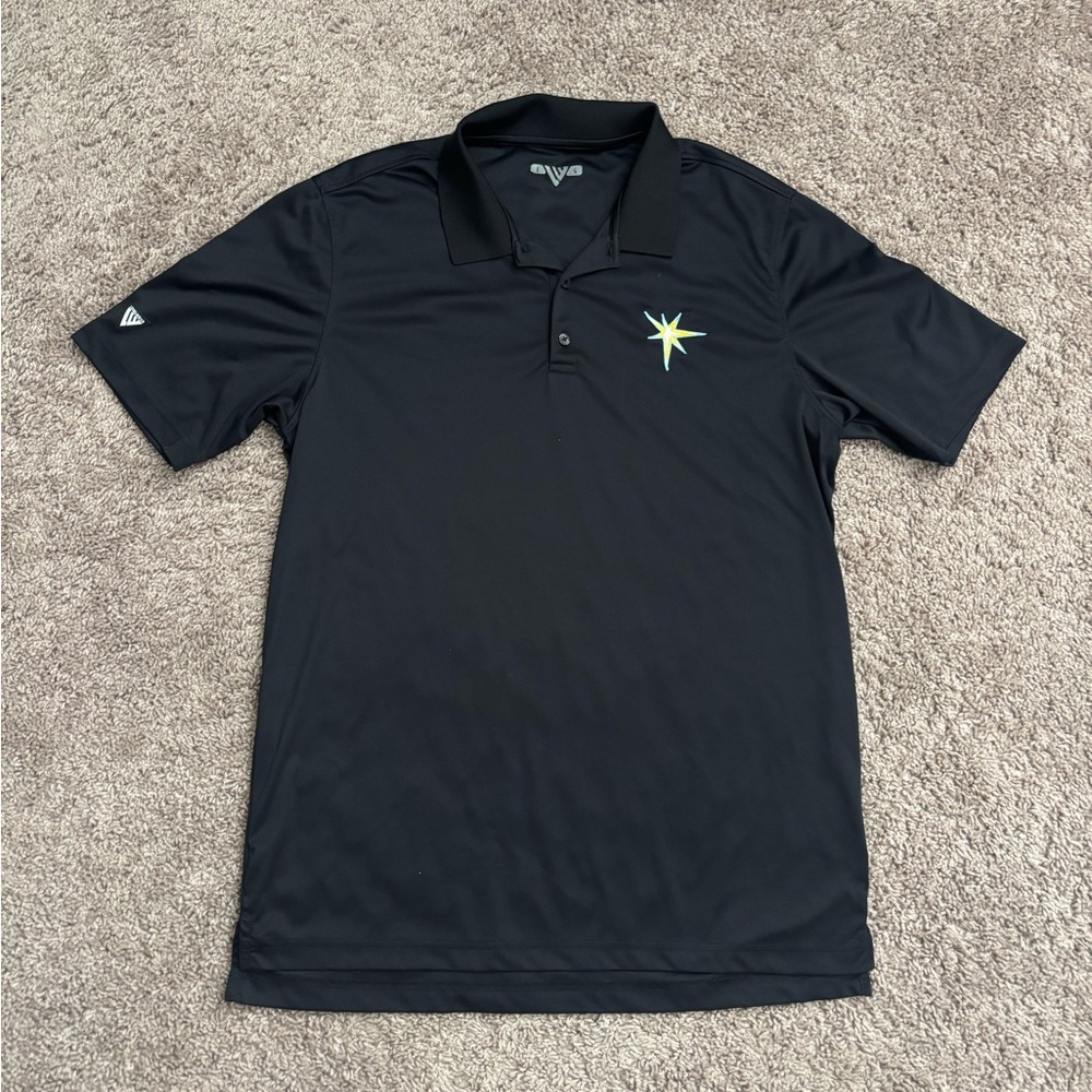 Men's Tampa Bay Rays Black Polo